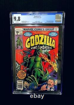 1977 Marvel Comics GODZILLA #1 CGC 9.8 White Pages King Of The Monsters