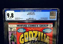 1977 Marvel Comics GODZILLA #1 CGC 9.8 White Pages King Of The Monsters