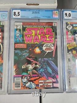 1977 Marvel Star Wars Comics #5-6 & 7 CGC Graded White Pages Lot of 3 READ