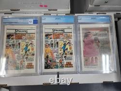 1977 Marvel Star Wars Comics #5-6 & 7 CGC Graded White Pages Lot of 3 READ