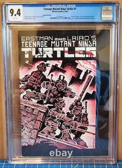 1984 Mirage Teenage Mutant Ninja Turtles #1 2nd Print WHITE PAGES CGC 9.4