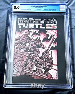 1984 Teenage Mutant Ninja Turtles TMNT #1 1st Printing CGC 8.0 White Pages