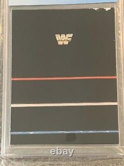 1985 WWF Wrestlemania I Official Program CGC 8.0 White Pages Hulk Hogan Mr T WWE