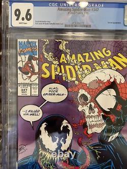 1991 Amazing Spider-man #347 Cgc 9.6 White Pages