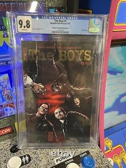 2021 The Boys #1 Gold Foil Cover White Pages Graded CGC 9.8 Mint