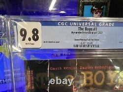 2021 The Boys #1 Gold Foil Cover White Pages Graded CGC 9.8 Mint