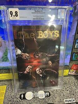 2021 The Boys #1 Gold Foil Cover White Pages Graded CGC 9.8 Mint