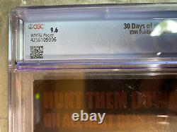 30 Days Of Night #1 Cgc 9.6 White Pages! First Print-rare Low Dist