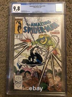 AMAZING SPIDER-MAN 299 CGC 9.8 WHITE PAGES? 1st FULL VENOM APPEARANCE