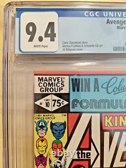 AVENGERS ANNUAL #10 (1981) CGC 9.4 NM White Pages 1st ROGUE BRONZE KEY