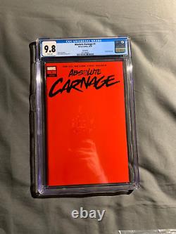 Absolute Carnage (2019) #1 Red Blank 1 In 200 CGC 9.8 Blue Label White Pages
