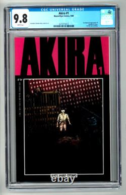Akira #1 (CGC 9.8 NM/MINT) 1988 1st Print White Pages 1st App Kaneda & Tetsuo