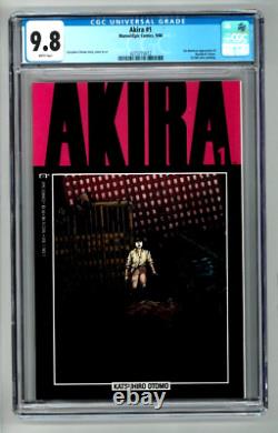 Akira #1 (CGC 9.8 NM/MINT) 1988 1st Print White Pages 1st App Kaneda & Tetsuo