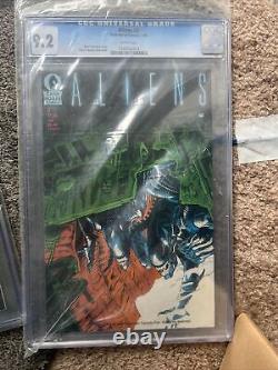 Aliens #1 #2 #3 CGC 1st PrintDark Horse Comics1988 8.0 9.2 9.2 White Pages