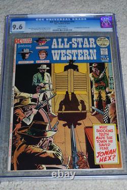 All Star Western #10 CGC 9.6 DC 1972 1st Jonah Hex! WHITE pages! 1 B7 190 cm