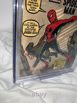Amazing Fantasy #15 CGC 6.0 Unrestored Marvel 1st Spider-Man RARE WHITE PAGES