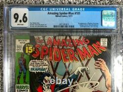 Amazing Spider-Man #101 CGC 9.6 white pages. First Morbius