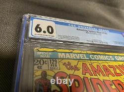 Amazing Spider-Man #129 CGC 6.0 Off-White to White Pages 1st app of the Punisher