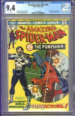 Amazing Spider-Man #129 CGC 9.4 NM WHITE Pages Universal CGC #1361206002