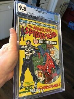Amazing Spider-Man #129 CGC 9.8 1st Punisher, White Pages