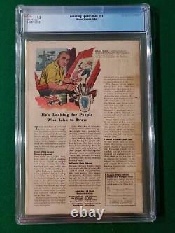 Amazing Spider-Man 13 CGC 1.5 WHITE Pages! First Appearance Of Mysterio! NICE