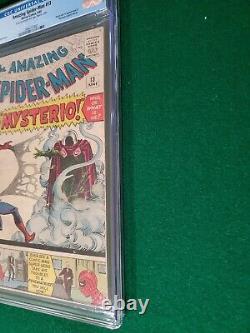 Amazing Spider-Man 13 CGC 1.5 WHITE Pages! First Appearance Of Mysterio! NICE