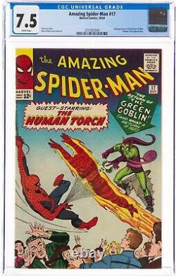 Amazing Spider-Man #17 2nd GREEN GOBLIN! CGC 7.5 WHITE PAGES