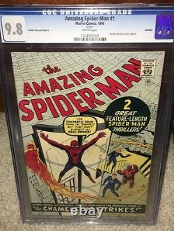 Amazing Spider-Man #1 CGC 9.8 Marvel 1966 Golden Record! White Pages! F4 125 cm