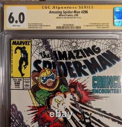 Amazing Spider-Man 298 CGC Signature Series 6.0 Jim Salicrup White Pages