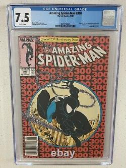 Amazing Spider-Man #300 CGC 7.5 White Pages Newsstand
