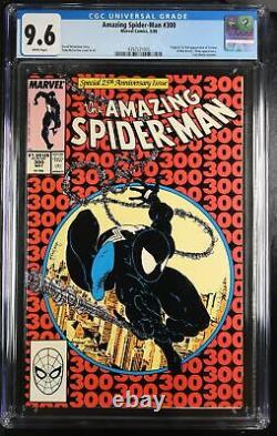 Amazing Spider-Man #300 CGC NM+ 9.6 White Pages 1st Full Appearance Venom