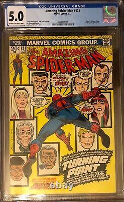 Amazing Spider-Man 31 7.5 WHITE PAGE + 121 5.0.1st Gwen Stacy + Death. All CGC