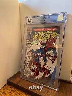 Amazing Spider-Man #361 CGC 9.2 White Pages Newsstand 1st App. Carnage