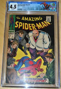 Amazing Spider-Man #51 CGC 4.5 (2nd App of Kingpin) (WHITE PAGES) NUff Said
