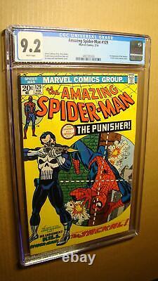 Amazing Spider-man 129 Cgc 9.2 Nm- White Pages 1st Punisher & Jackal 1974 Js65