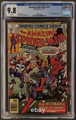 Amazing Spider-man #174 Cgc 9.8 White Pages Marvel Comics 1977 Early Punisher