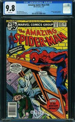 Amazing Spider-man #189 Cgc 9.8 Newsstand White Pages Marvel Comics 1979 Jigsaw