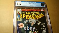 Amazing Spider-man 194 Cgc 8.5 White Pages 1st Black Cat 1979 Js65