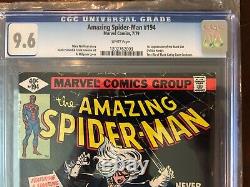 Amazing Spider-man #194 Cgc 9.6 White Pages Marvel 1979 1st App Of The Black Cat