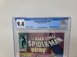 Amazing Spider-man #252 Cgc 9.4 White Pages 1st Black Costume 1984 Marvel Key
