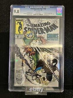 Amazing Spider-man #298 Cgc 9.8 White Pages // 1st Eddie Brock In Cameo 1988