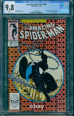 Amazing Spider-man # 300 CGC 9.8 1ST Venom White Pages $4995 NM-MT
