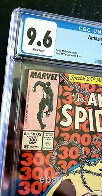 Amazing Spider-man #300 Cgc 9.6 Origin/1st Venom White Pages. Newsstand Edition