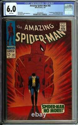 Amazing Spider-man #50 Cgc 6.0 White Pages // 1st Appearance Of Kingpin 1967