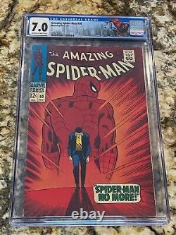 Amazing Spider-man #50 Cgc 7.0 Ow- White Pages 1st Kingpin Huge High End Mcu Key