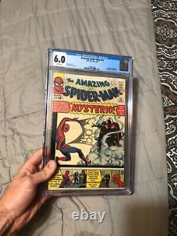 Amazing Spiderman #13 CGC6.0 First App Of Mysterio! WHITE PAGES