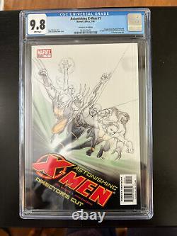 Astonishing X-men #1 Cgc 9.8 Cassaday Director's Cut Variant White Pages
