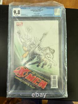 Astonishing X-men #1 Cgc 9.8 Cassaday Director's Cut Variant White Pages