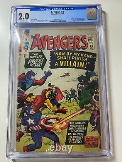 Avengers #15 CGC 2.0 Off-White Pages