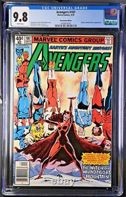 Avengers #187 CGC 9.8 white pages newsstand edition